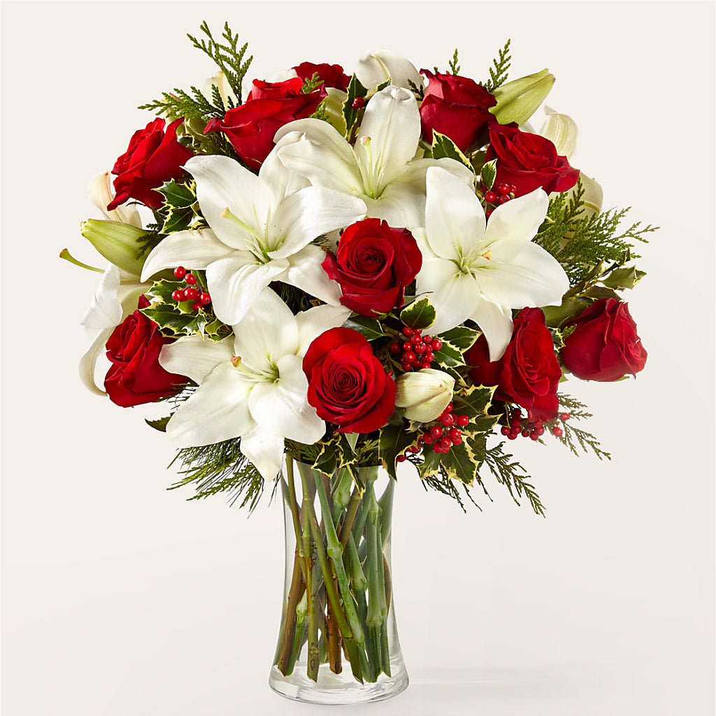 Sparkling Snowflakes Bouquet – 256 Florals, Huntsville AL