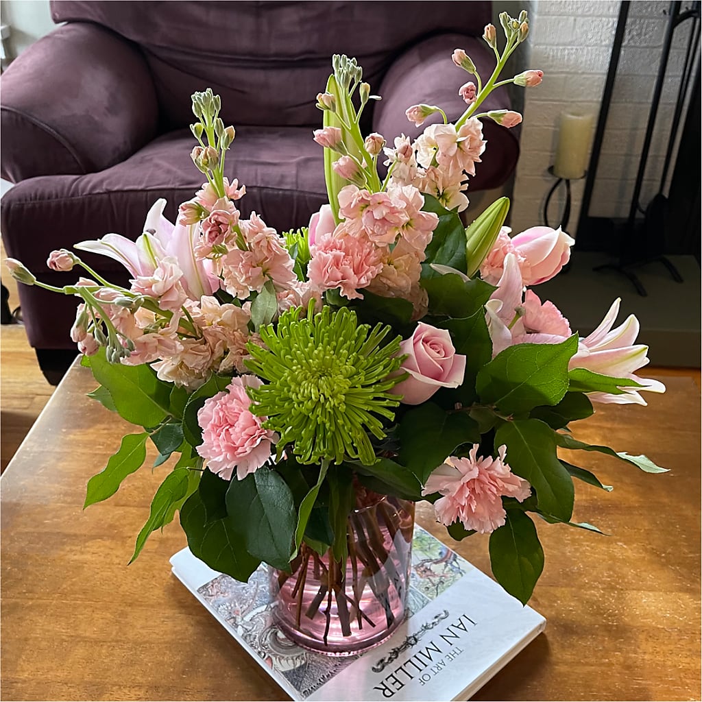 Pretty in Pink Bouquet – 256 Florals, Huntsville AL