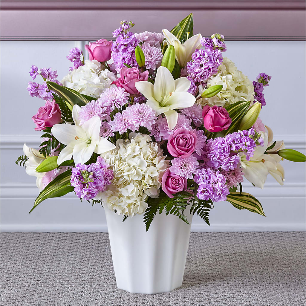 Heaven Sent Floor Basket – 256 Florals, Huntsville AL