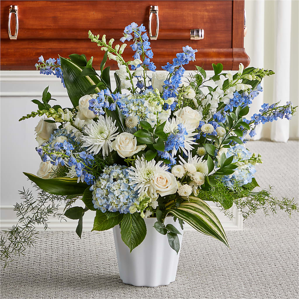 Everlasting Memories Floor Basket – 256 Florals, Huntsville AL