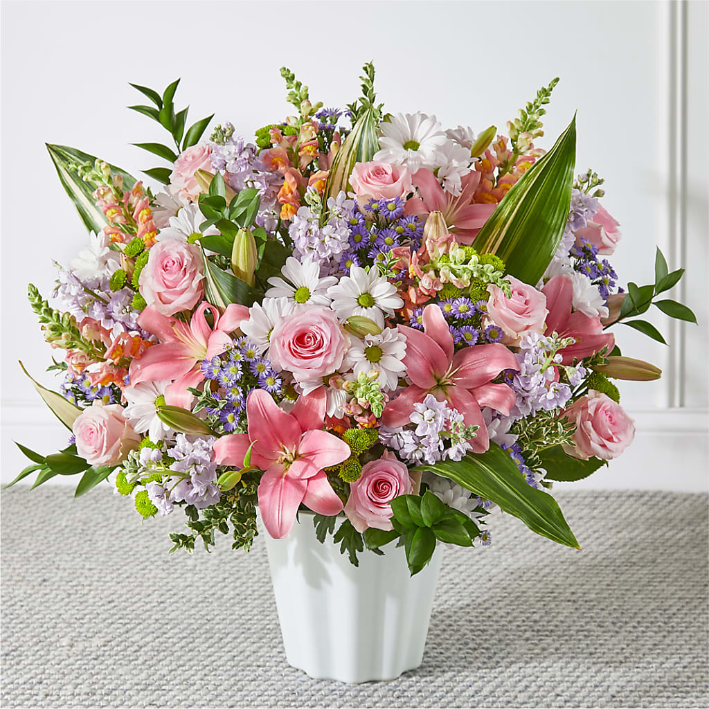 Abundant Compassion Floor Basket – 256 Florals, Huntsville AL