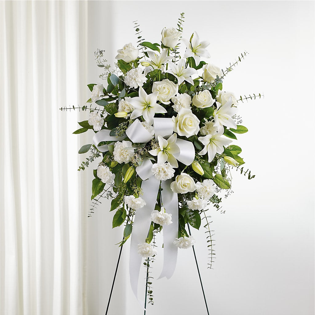 With Care Standing Spray – 256 Florals, Huntsville AL