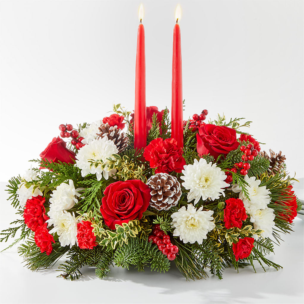 Holiday Soiree Centerpiece – 256 Florals, Huntsville AL