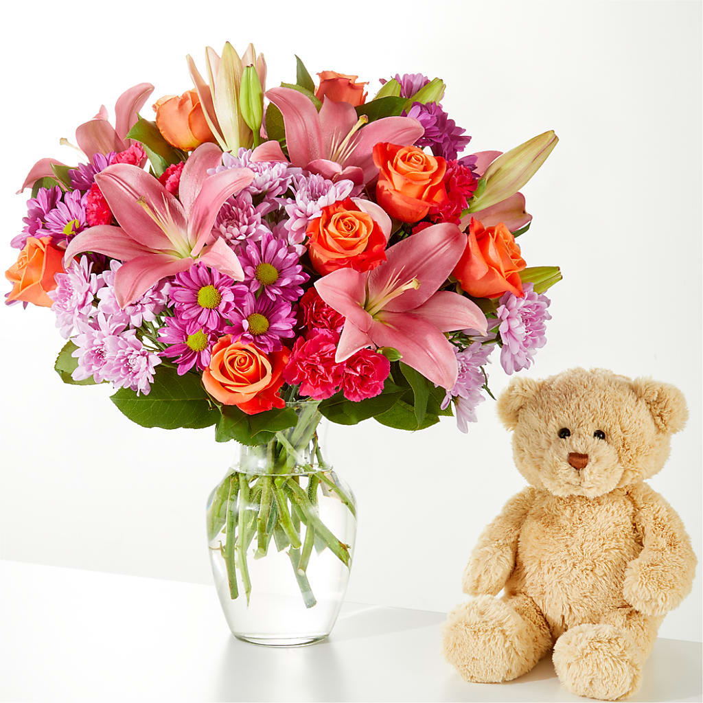 One and Only Bouquet and Bear Bundle –  256 Florals, Huntsville AL