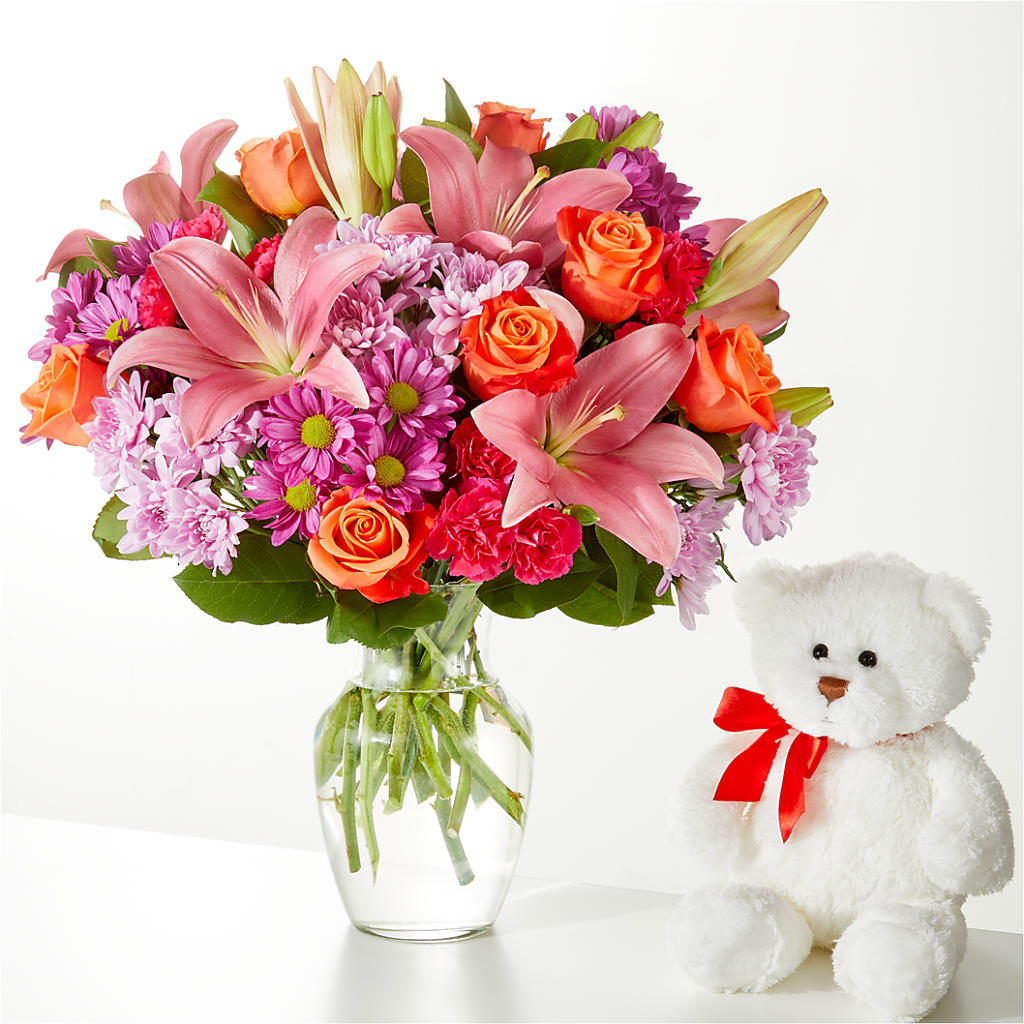 One and Only Bouquet and Bear Bundle –  256 Florals, Huntsville AL