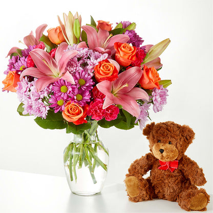One and Only Bouquet and Bear Bundle –  256 Florals, Huntsville AL