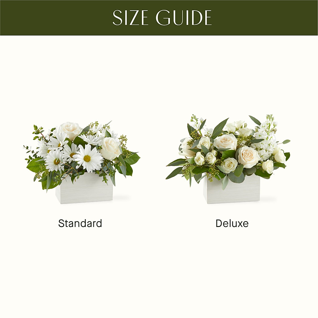 Fresh Linen Box Bouquet –  256 Florals, Huntsville AL