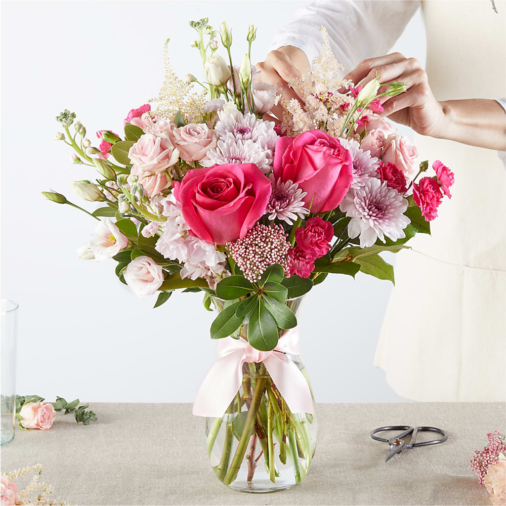 Pink Ribbon - A Florist Original –  256 Florals, Huntsville AL