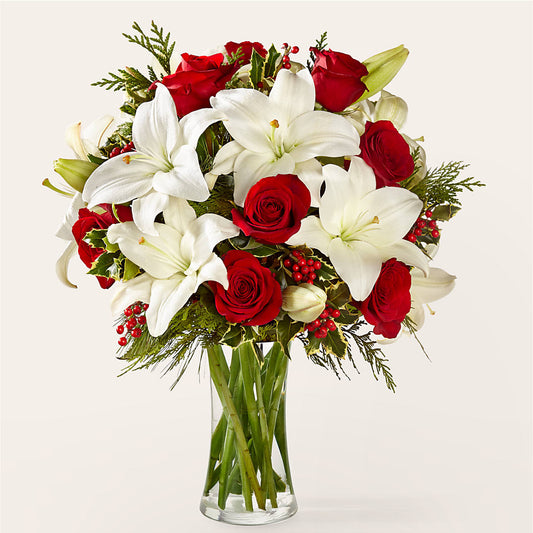 Sparkling Snowflakes Bouquet –  256 Florals, Huntsville AL