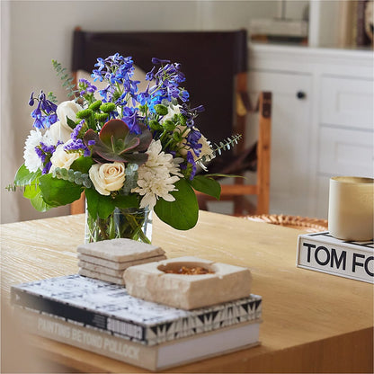 Cerulean Waves Bouquet –  256 Florals, Huntsville AL