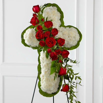 Floral Cross Easel –  256 Florals, Huntsville AL