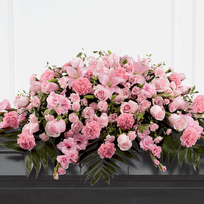 Garden of Comfort Casket Spray (Standard) –  256 Florals, Huntsville AL