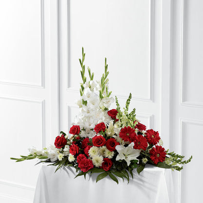 Crimson & White Arrangement –  256 Florals, Huntsville AL