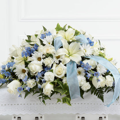 Tender Treasure Casket Spray –  256 Florals, Huntsville AL
