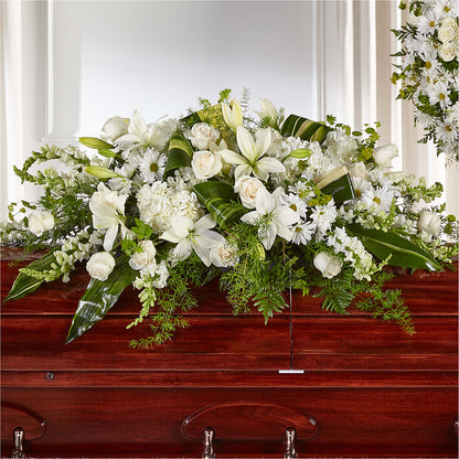 Abundance Casket Spray –  256 Florals, Huntsville AL