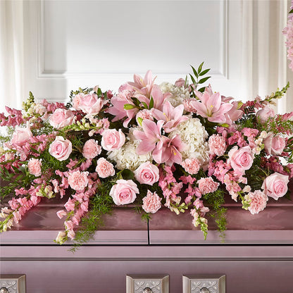 Life & Remembrance Casket Spray –  256 Florals, Huntsville AL