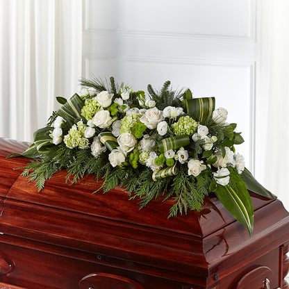 Hopeful Gesture Casket Spray –  256 Florals, Huntsville AL