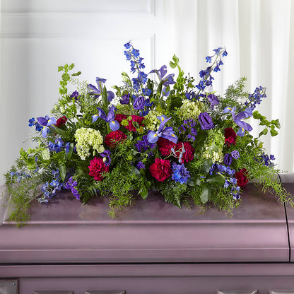Always Treasured Casket Spray –  256 Florals, Huntsville AL