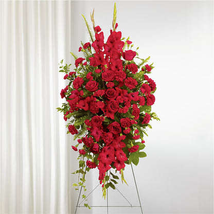 From the Heart Standing Spray –  256 Florals, Huntsville AL